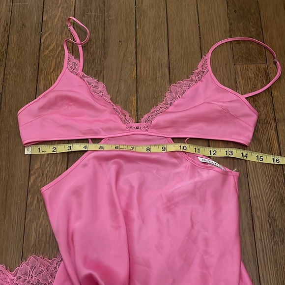 Victoria’s Secret Cut Out Lace Satin Slip Dress - Picture 13 of 13